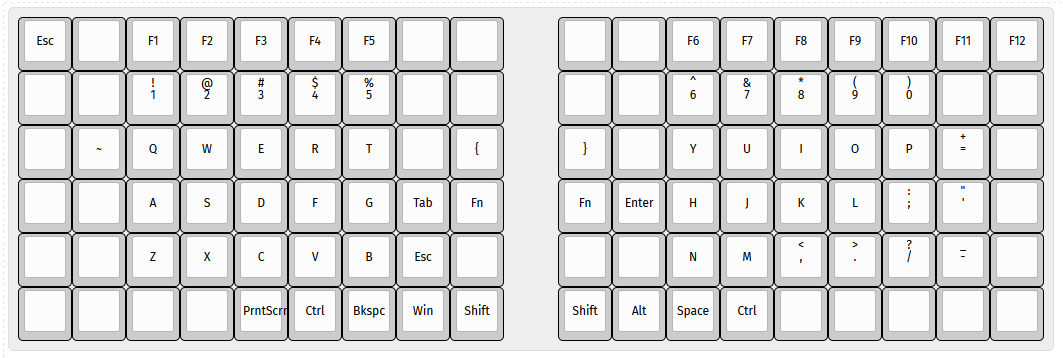 Shadyproject BFO-9000 layout image